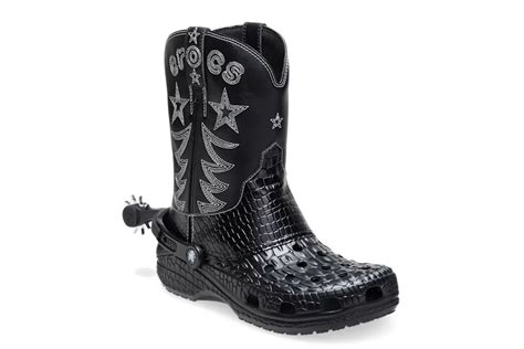 Crocs Classic Cowboy Boot Black